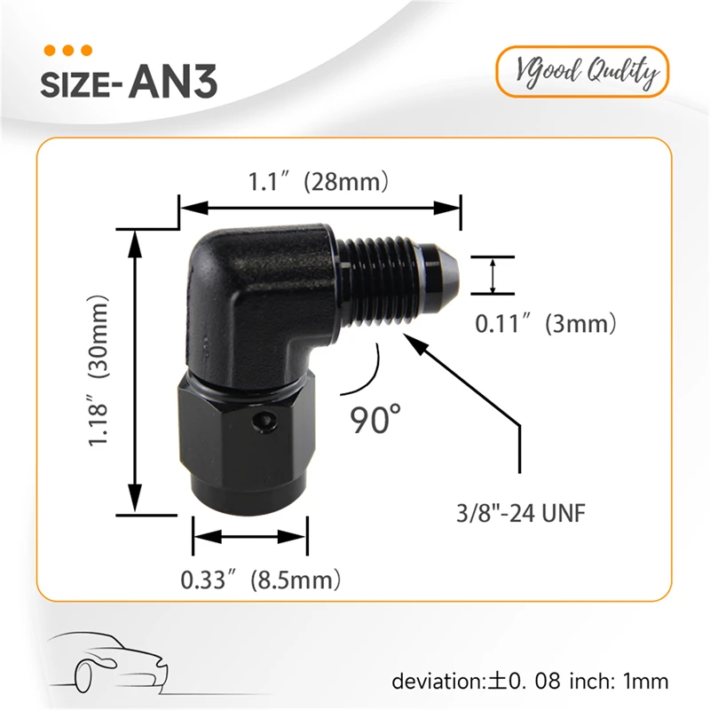 2 шт. адаптер для шланга AN3 Мама-папа |