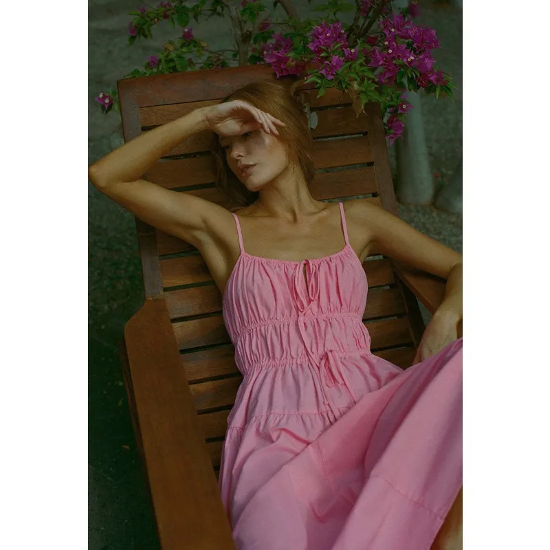 Женский летний яркий однотонный топ Allukasa с квадратным вырезом без рукавов в