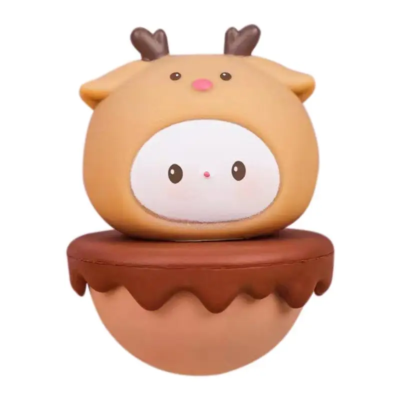 Качающаяся игрушка с рисунком оленя снимающая стресс качающаяся животные