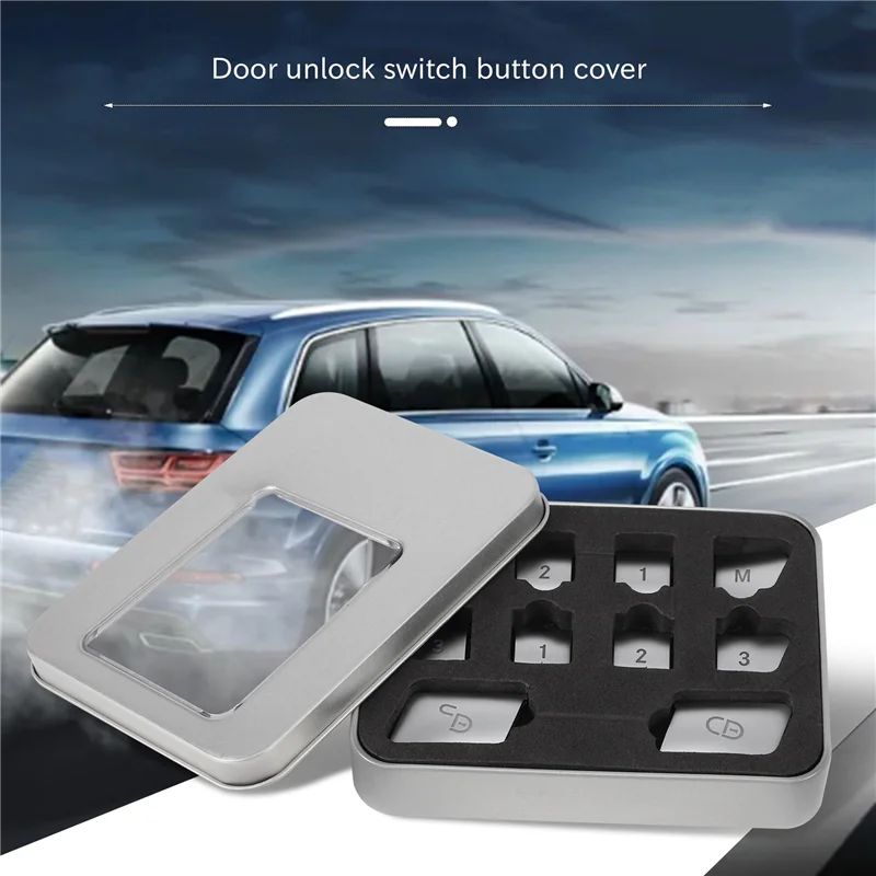 Наклейки на автомобильные дверные замки 12 шт. для CLA/GLA ////ML // E