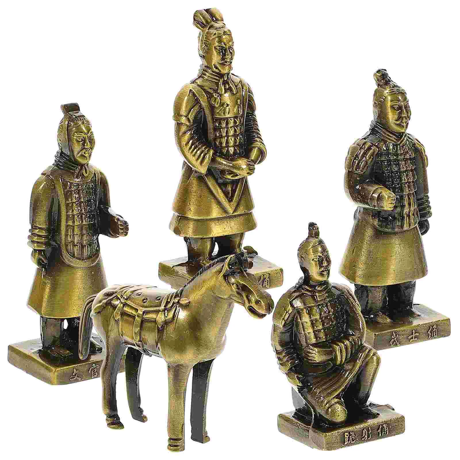 

Terracotta Warriors Horse Statues Statue Warrior Chinese Figurine Ancientdesktopmini Sculpture Qin Dynasty China Bronze