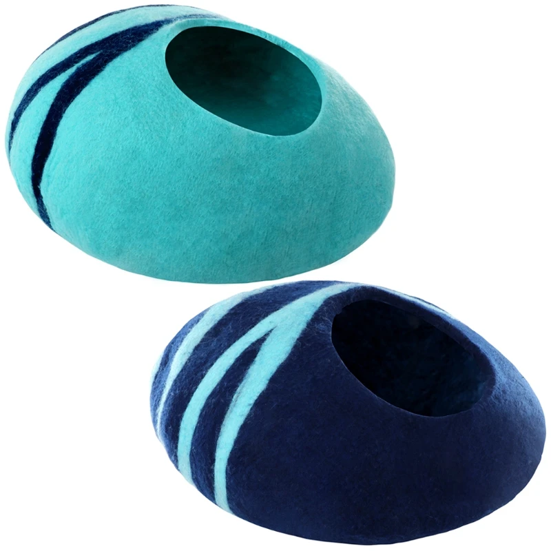 

Durable Felted Wool for Cat Cave Bed Natural Wool Washable Pet Gift