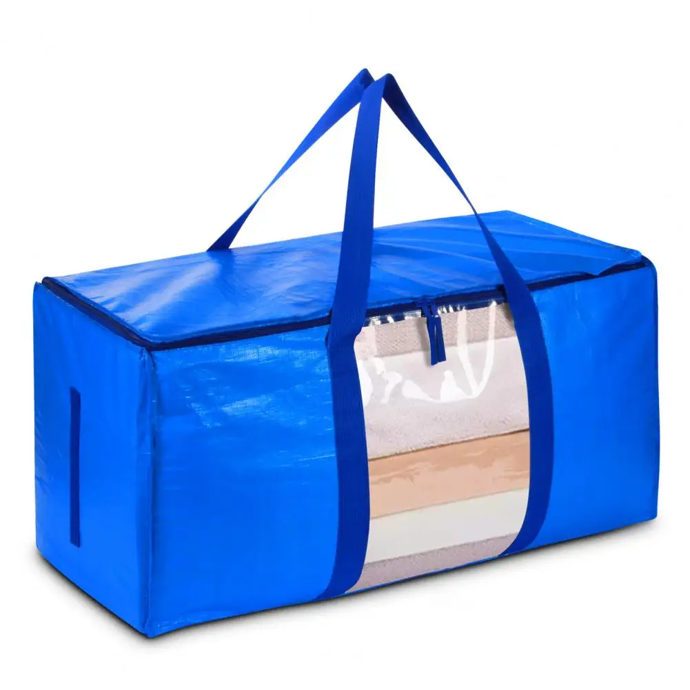 

Storage Pouch Practical Waterproof Bright-colored Extra Big Organizer Pouch Moving Tote Bag Daily Use