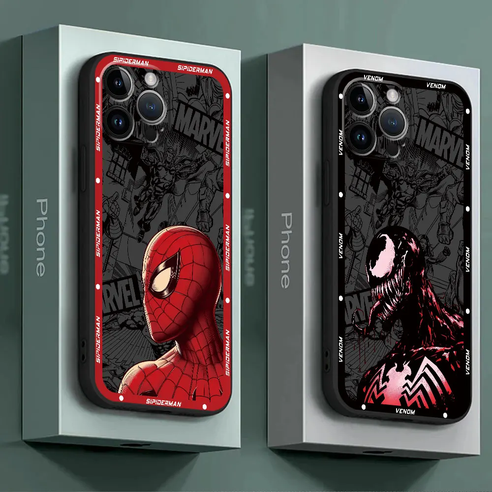 Case for Motorola Moto Edge 40 Pro G200 5G G9 Plus One Fusion 20 30 Neo Marvel Sipiderman Venom Cover