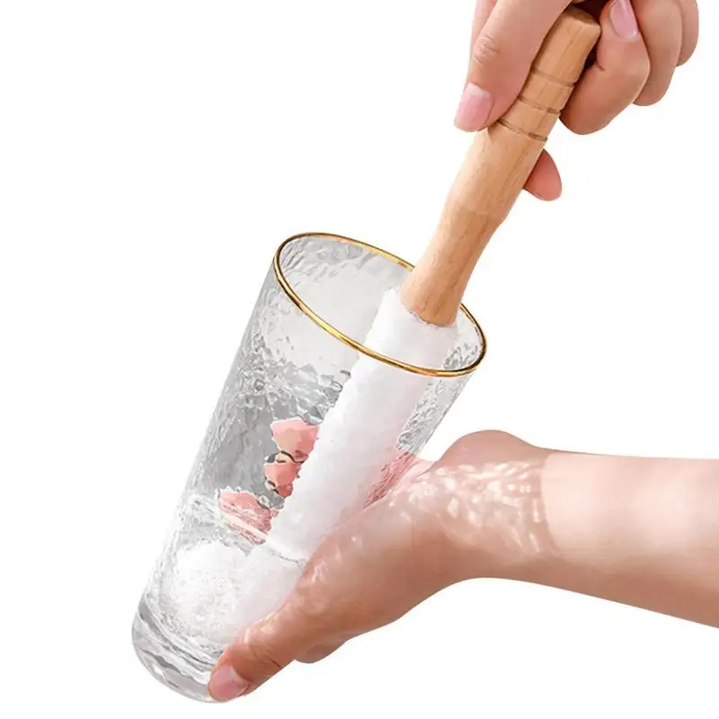 Bottle Brush Cleaner Fiber Bristles Water Bottle Cleaner Water Bottle Cleaner For Narrow Mouthed Insulated Cup Vase Deep