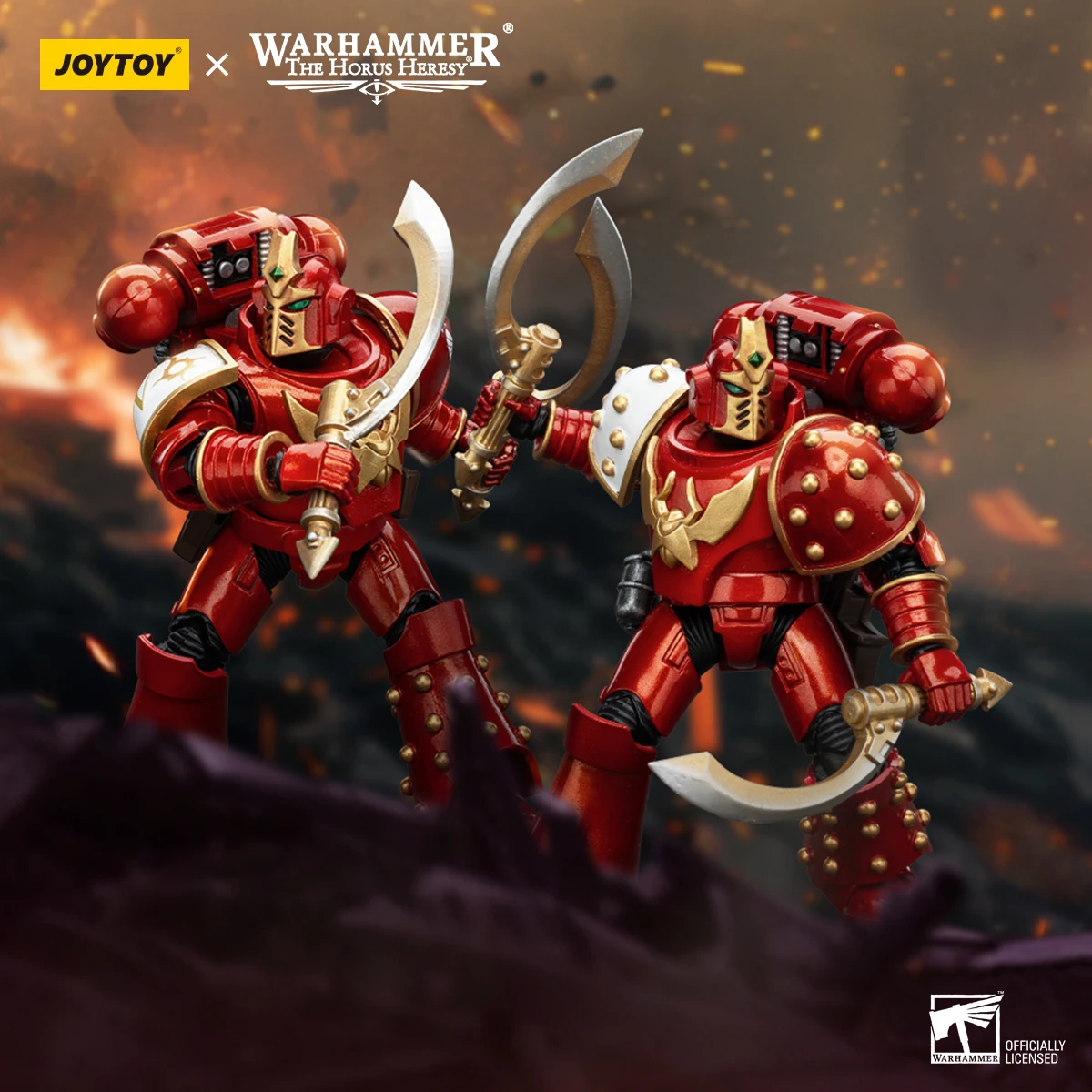 Фото [В наличии] экшн-фигурка JOYTOY Warhammer 40k 1/18 тысяча сыновей кенэтай оккультная кабина бесплатная доставка №1