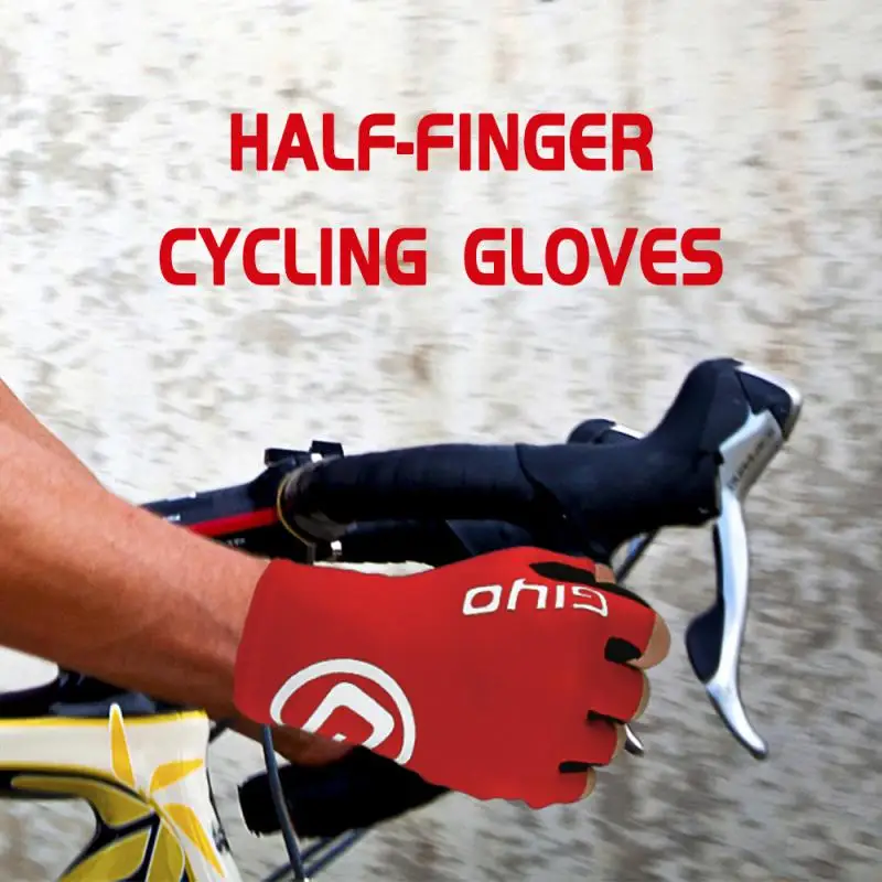 

Cycling Gloves Men's Summer Outdoor Sports Fingerless Gloves Breathable Sweat-absorbent Half Finger Bicycle Gloves Men And Women