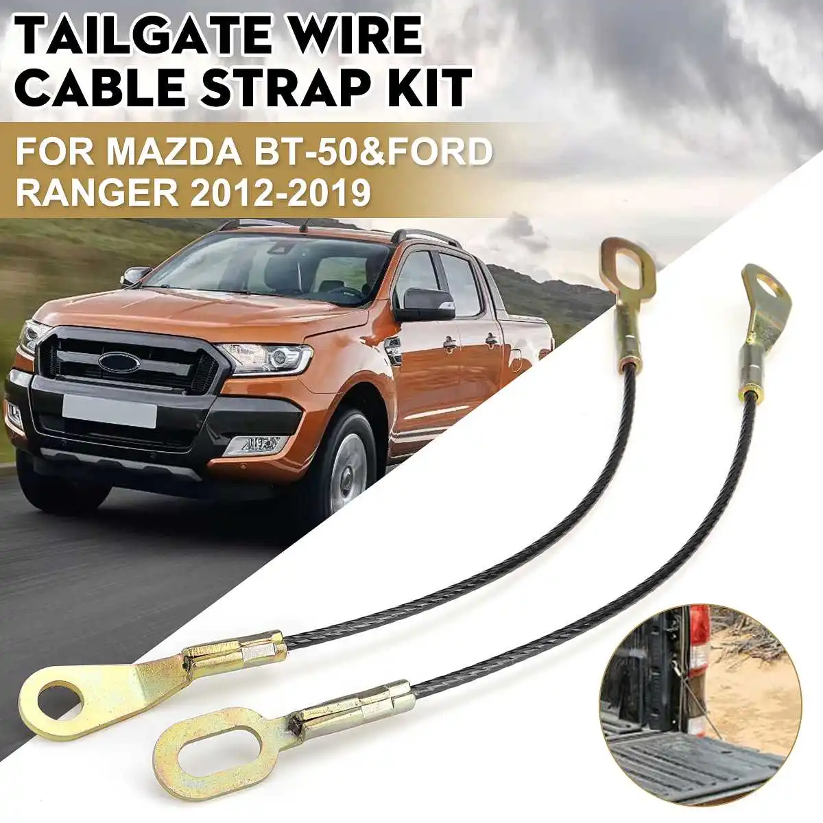 1 пара багажника кабели для Ford Ranger Mazda BT-50/истребитель B2500 2012-2019 пикап жильный