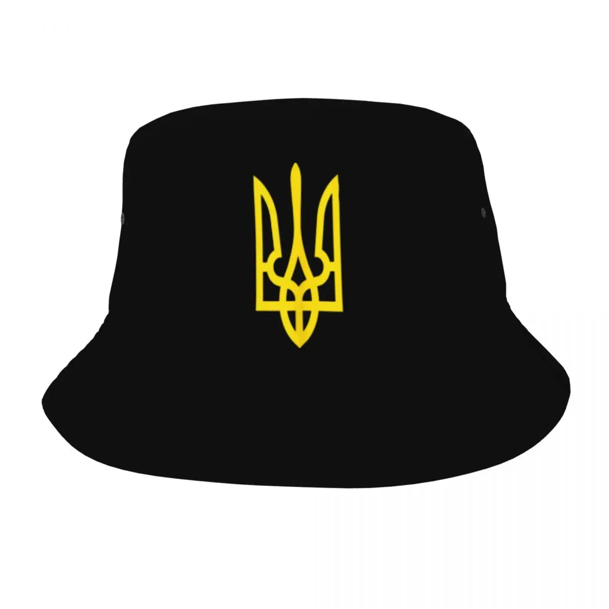 

Custom Flag Of Ukraine Ukrainian Bucket Hat for Women Men Printed Summer Travel Beach Fisherman Cap