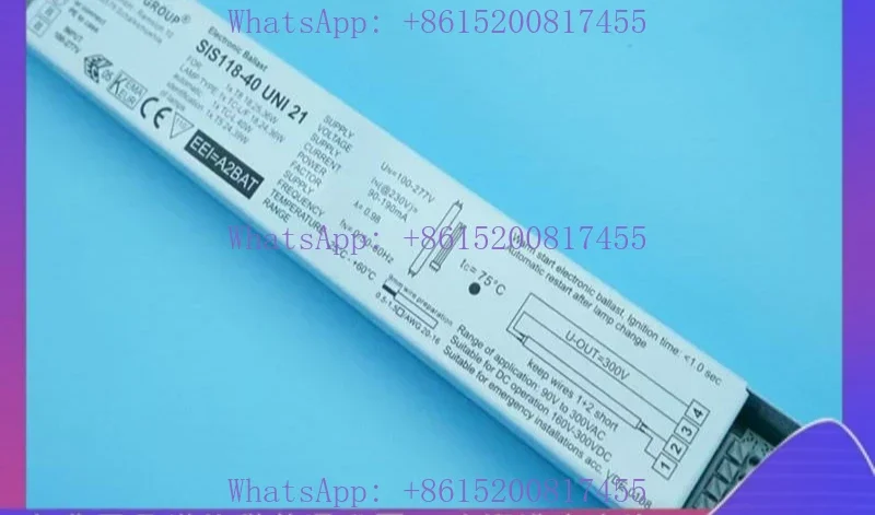 HEP балласт SIS118-40 UNI T8 20W30W40W T5 24W39W100-277V широкое напряжение (art.: 3920d42601dce) - 3920d42601dce