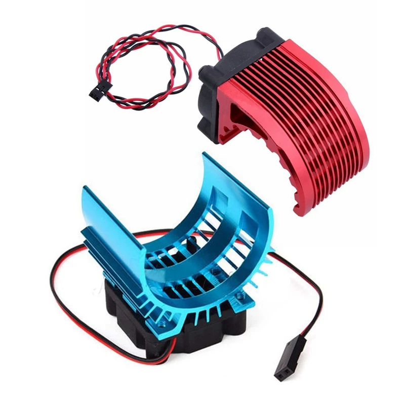 

2 шт. металлический радиатор с 5 В охлаждающим вентилятором: 1 шт. для двигателя Hobbywing Leopard RC с бесщеточным двигателем 42 мм 1515 812 T8 K80 K82 и 1 шт.