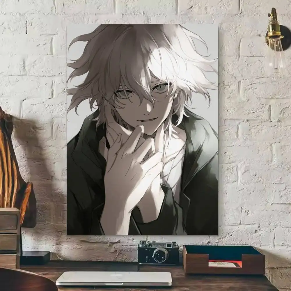 Фото Постер Nagito Komaeda Danganronpa, водонепроницаемая HD-наклейка на стену, самоклеящаяся, с принтом №4