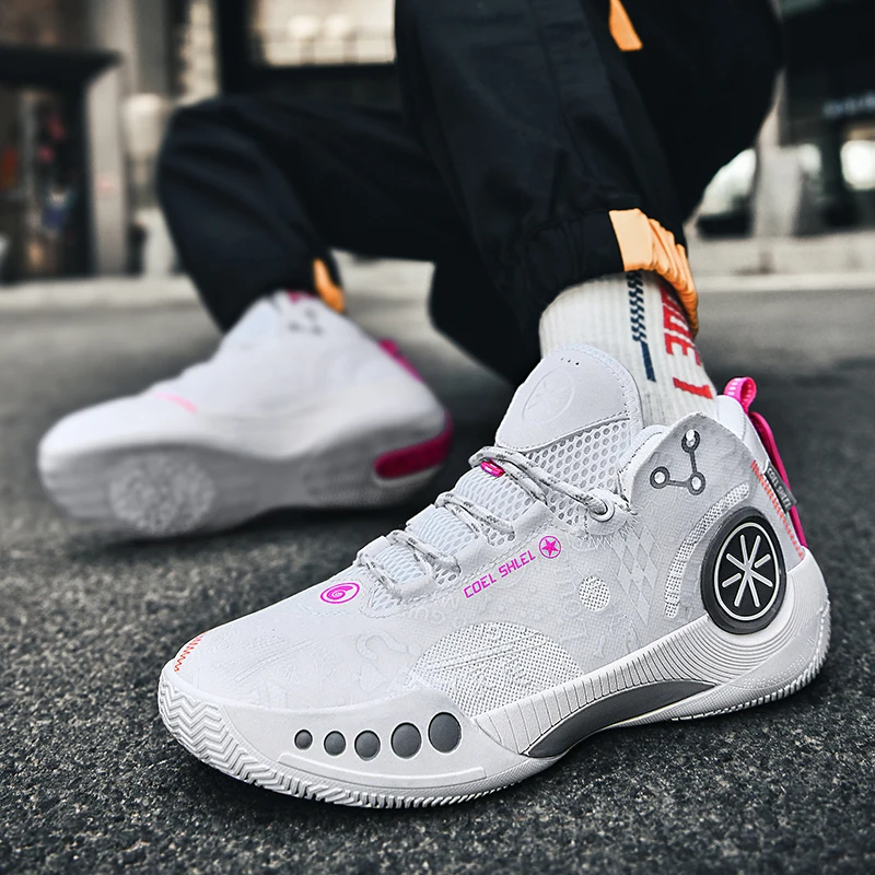 New 2022 Fashion Colorful Basketball Shoes Men Superstar Sneakers Teenagers Outdoor Athletic Shoes Men Breathable Basket Sneaker