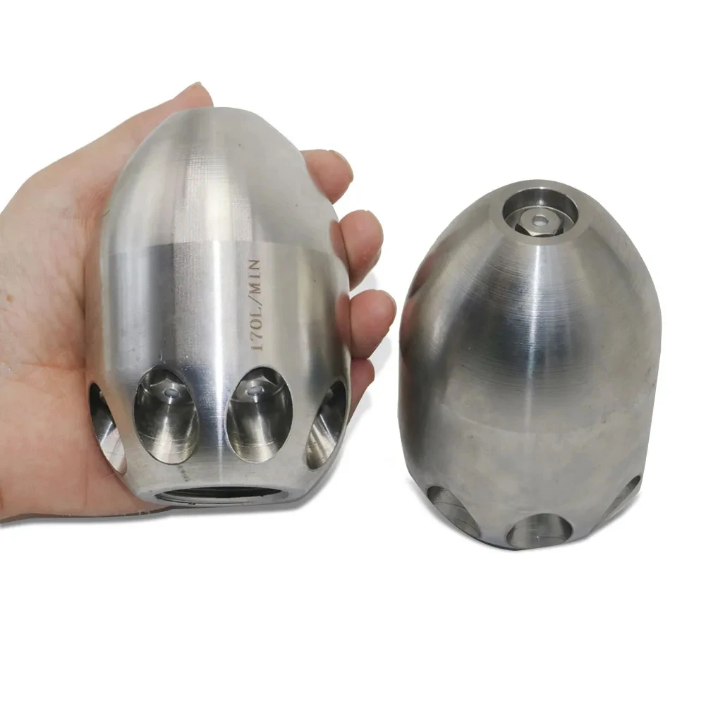 Вращающаяся насадка высокого давления 360 л/мин сопло на градусов из нержавеющей