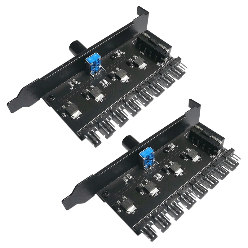 

PCI Fan Speed Controller Single Control IDE Interface HUB Computer Temperature Control Heat Dissipation Switch Control