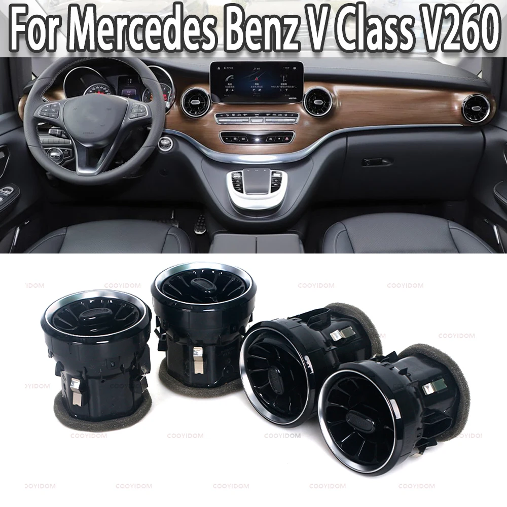 

Car Front Dashboard AC Air Condition Vent Outlet Turbo Interior Trim For Mercedes Benz V Class V250 V260 Vito Viano W447