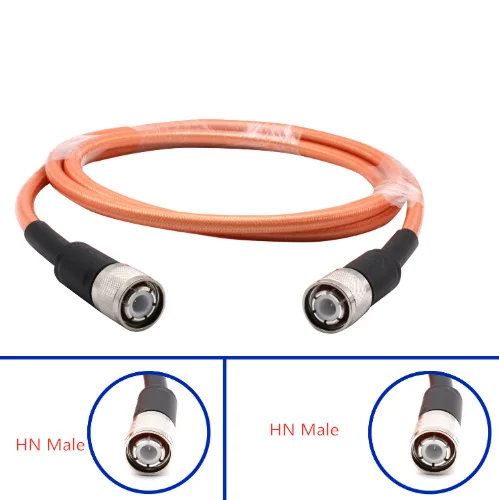 HN high-power coaxial cable HN Male to HN Male RG393 double-shielded high-temperature silver plating SFF50-7