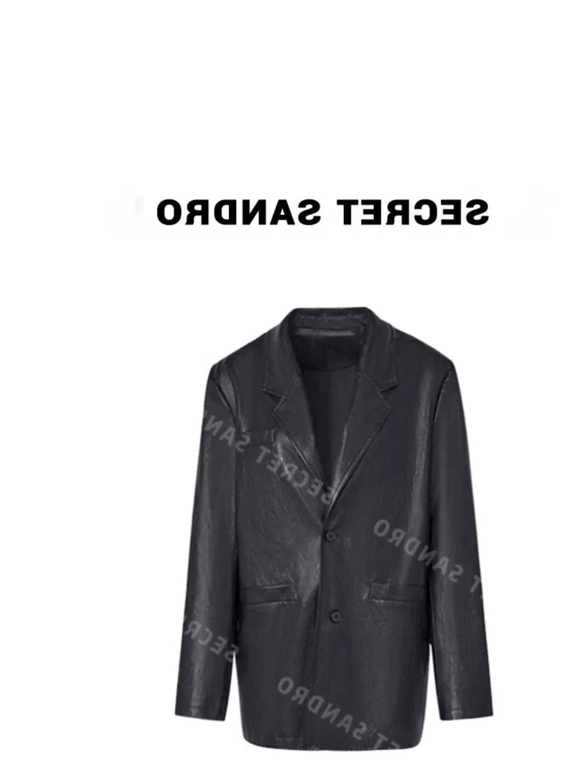 Oajer Oujier Flagship Women's Clothing Store Ou Same Design PU Leather Coat Outerwear Women Autumn Idle Sle Top