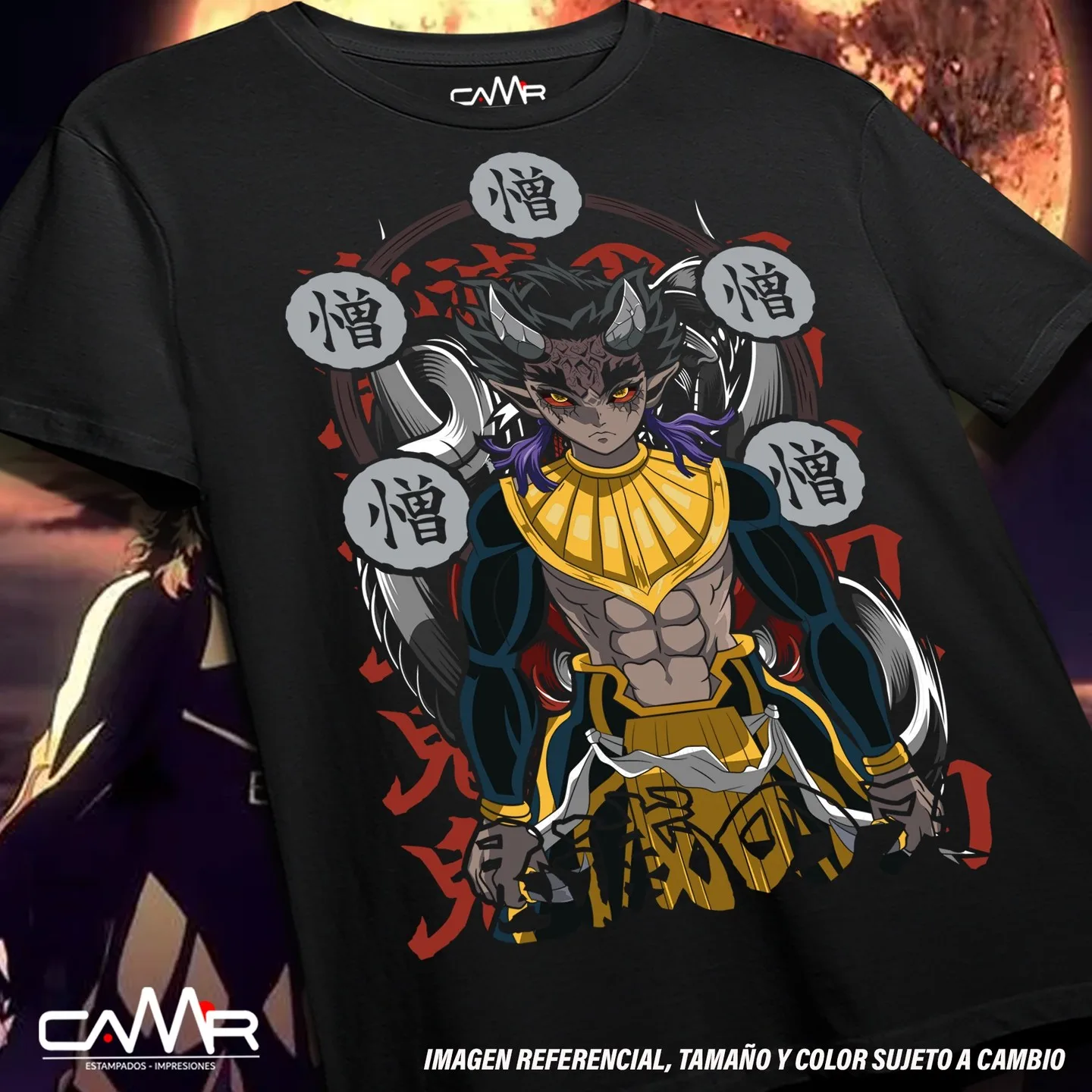 Футболка Zohakuten Kimetsu No Yaiba из аниме рассекающий демонов