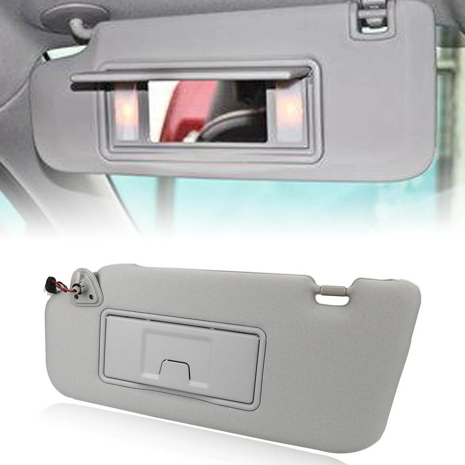 

1pcs Sun Visor Shade For Nissan Murano 2006-2008 96401-CC22B Left Driver Car Front Window Sunvisor Cover With Lamp Sunshade Gray