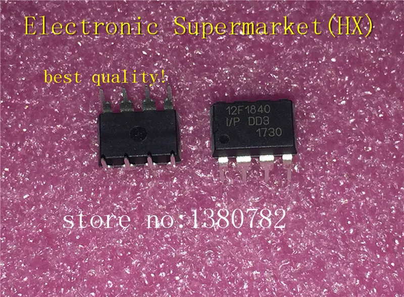 

Free shipping 5pcs/lots PIC12F1840-I/P PIC12F1840 DIP8 IC in stock!