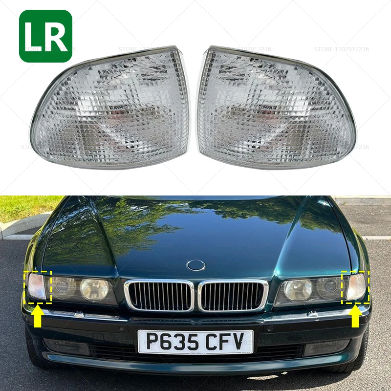 

Для BMW 7 серии E38 1994-1996 гг. Передний угловой указатель поворота (без лампы) 63138352485 63138352486 82199402989 82199402990