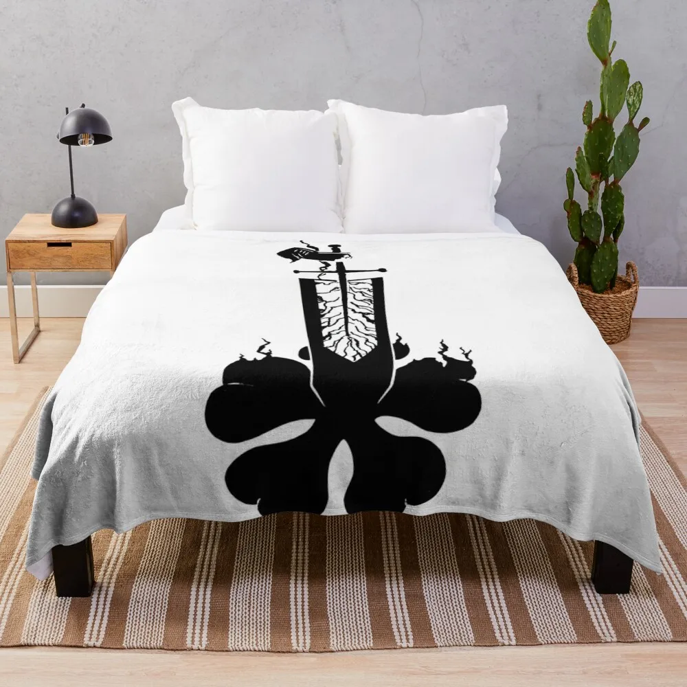 Sowrd of the devil's King Throw Blanket Heavy warm winter Blankets