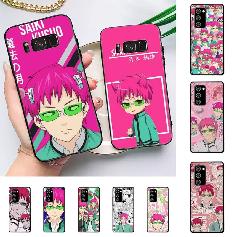 

The Disastrous Life of Saiki K Saiki Kusuo Phone Case For Samsung Galaxy Note 10Pro 20ultra cover for note 20 note10lite M30S