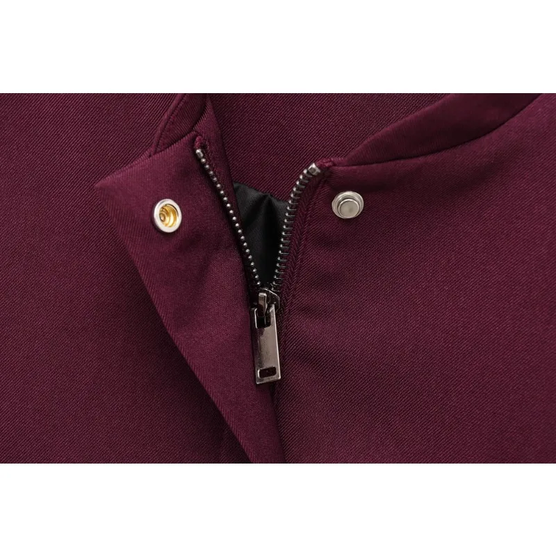 Весна 2025 г. дышащий костюм комплект с воротником-стойкой офисная одежда брюки из