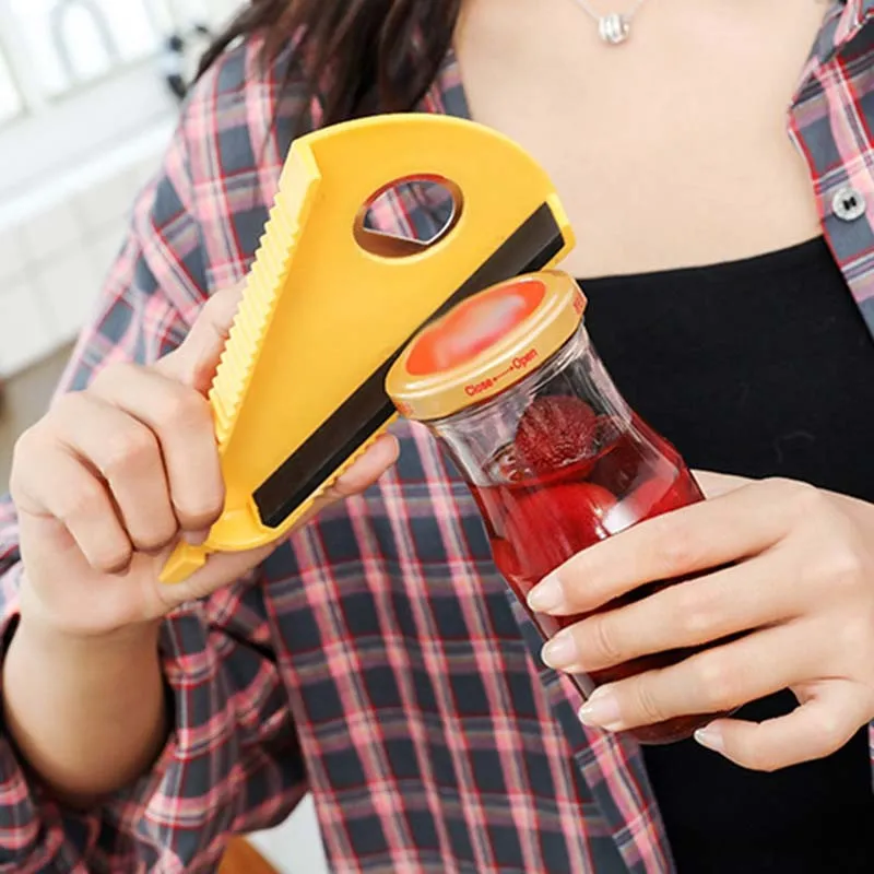 

Multifunctional Plastic Bottle Opener Non-Slip And Labor-Saving Lid Corkscrew Cans Cap Bottles Opener Kitchen Gadgets Wholesale