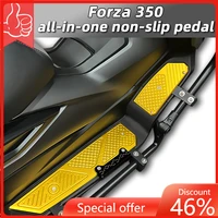 for honda forza 350 125 nss350 motorcycle footboards step aluminum footrest front foot pads pedal plate integrated foot rest
