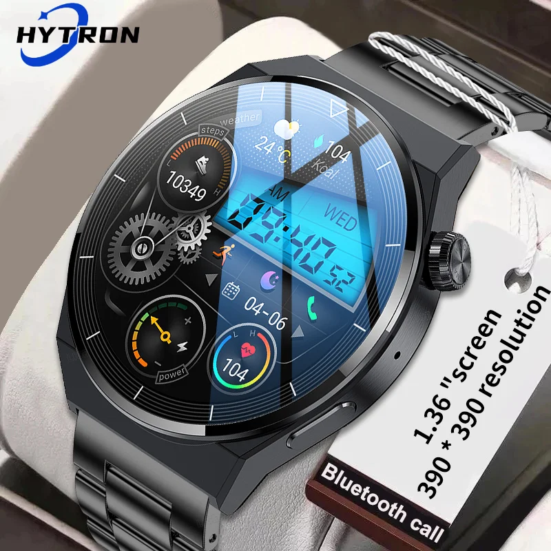 

2023 New NFC Smart Watch Men GT3 Pro 390*390 HD Screen AMOLED IP68 Waterproof Bluetooth Call Heart Rate Smartwatch For HUAWEI