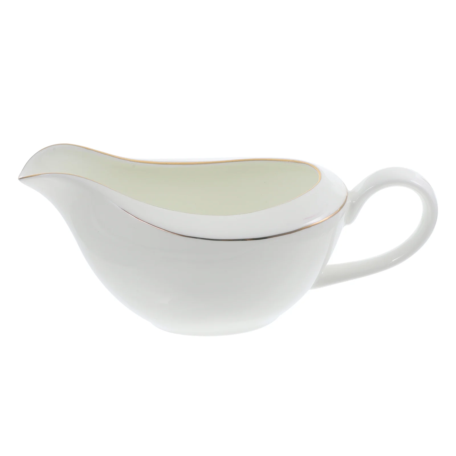 

Ceramic Breakfast With Handle House Ceramic Sauce Cup Gravy Container Sauce Boat Gravy Bowl for Restaurant Kitchen Party Banquet