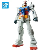 bandai original gundam model kit anime figure rx 78 2 mg 1100 gundam action figures collectible ornaments toys gifts for kids