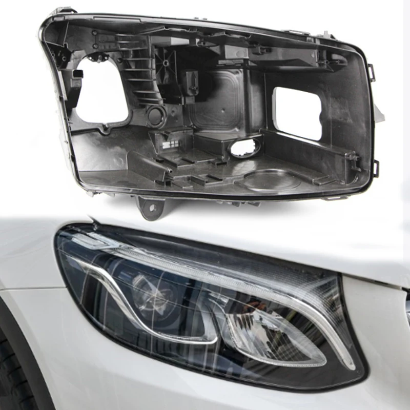 

For Mercedes-Benz GLC W253 2016-2019 Headlight Housing Xenon Light Box Lamp Housing Plastic Headlight Shell Headlight Rear Shell