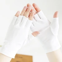 2022 mens sunscreen gloves womens summer thin breathable anti uv riding gloves non slip fingerless driving gloves