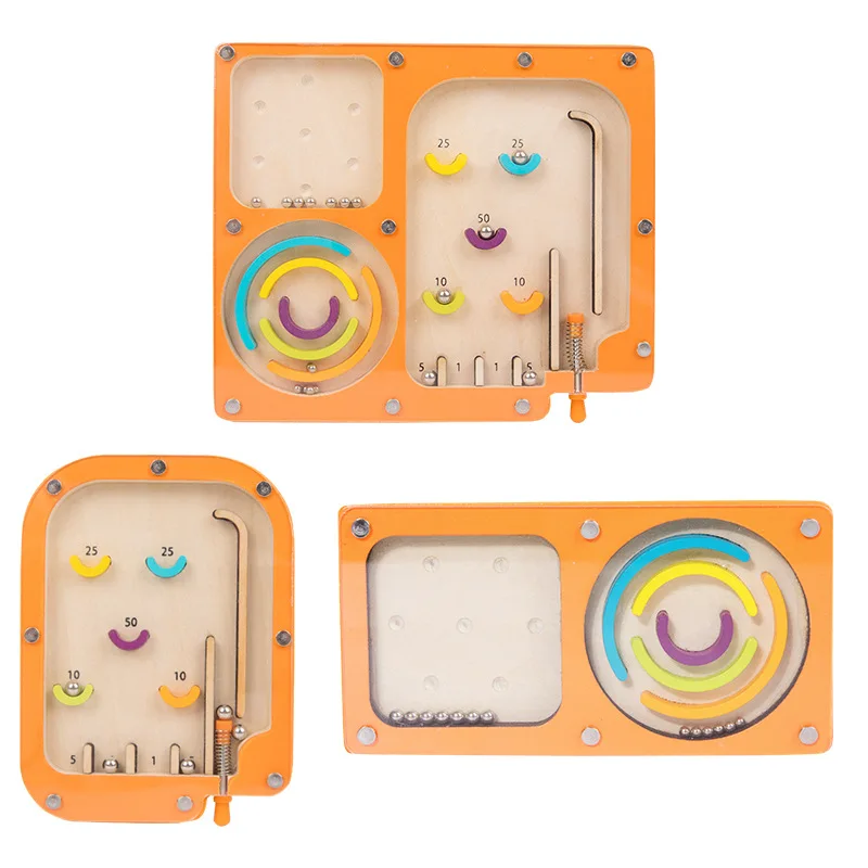 

Детские игры для пинбола, деревянные игрушки, лабиринт, настольные игры, обучающие игрушки для взрослых, тренировочные подарки для зрительно-моторной координации рук