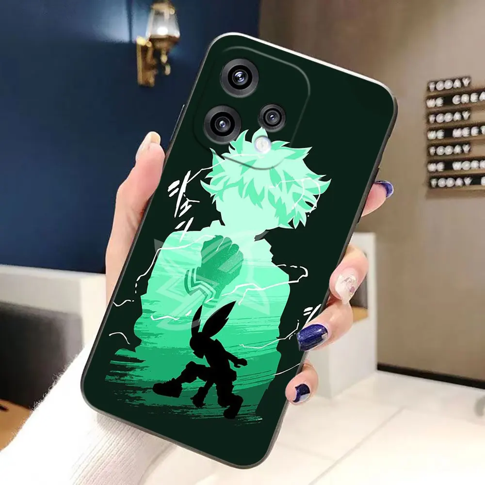 Фото Чехол для телефона OPPO RENO 15 15F 14 14F 13 13F 12 11 11F 10 8T 8 7 6 5 4 4F Plus, чехол-накладка My Hero a-Academia Izuku №2