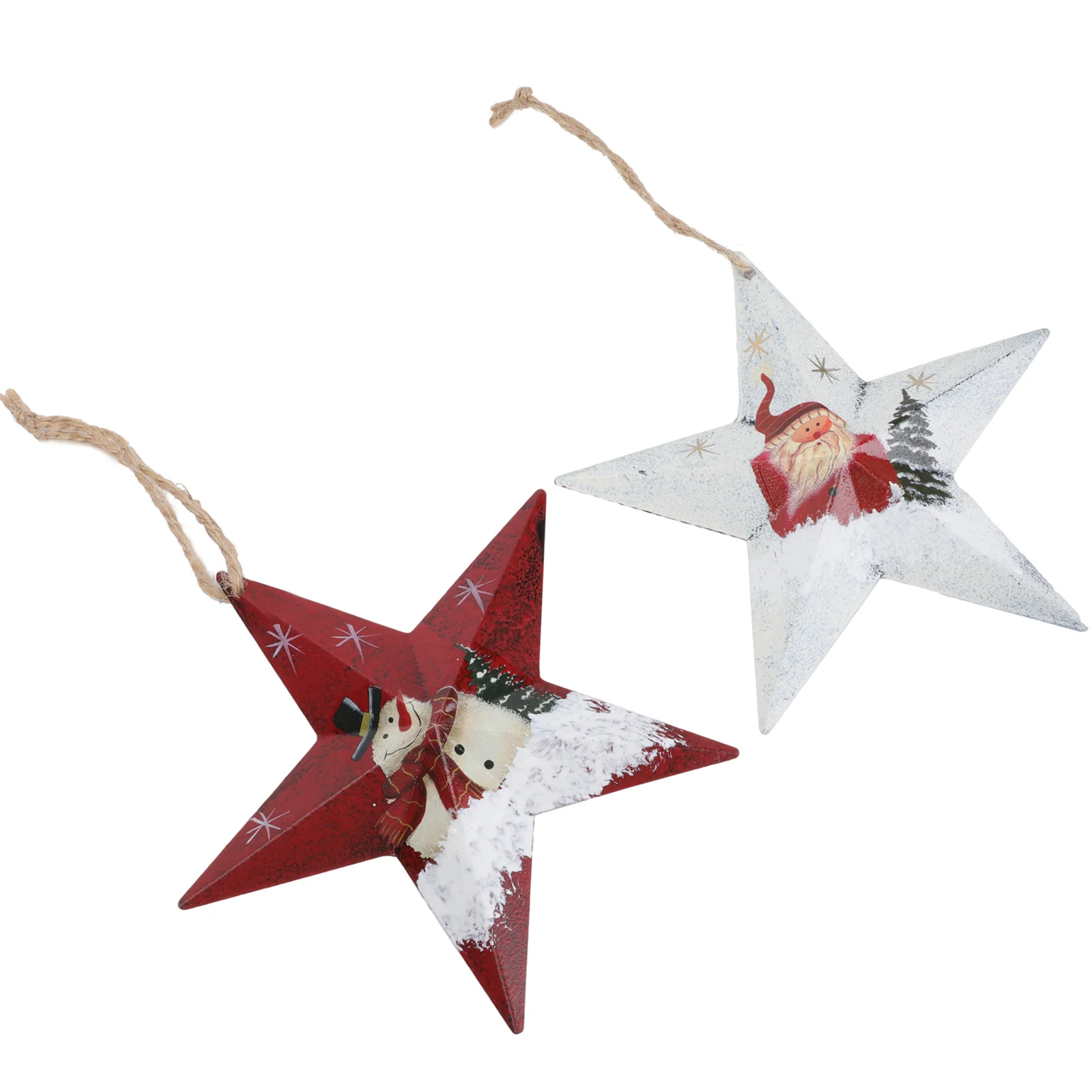 

2 шт., подвеска в виде звезды на елку