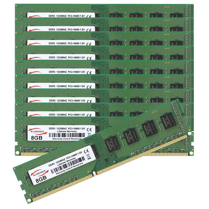 Оперативная память KAMOSEN DDR3 8 ГБ 1333 МГц 1600 | Компьютеры и офис