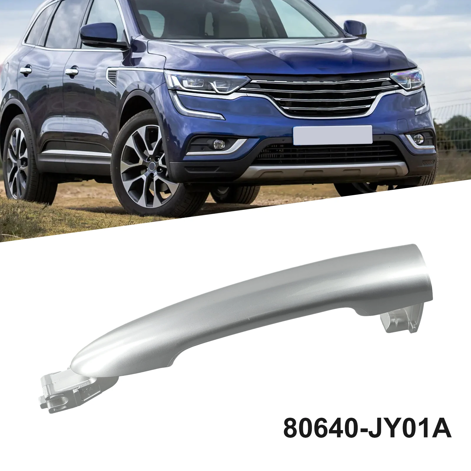 1 шт. внешняя дверная ручка автомобиля для Ren Ault Koleos 2009-2016 2017 2018 80640-JY01B пластиковые