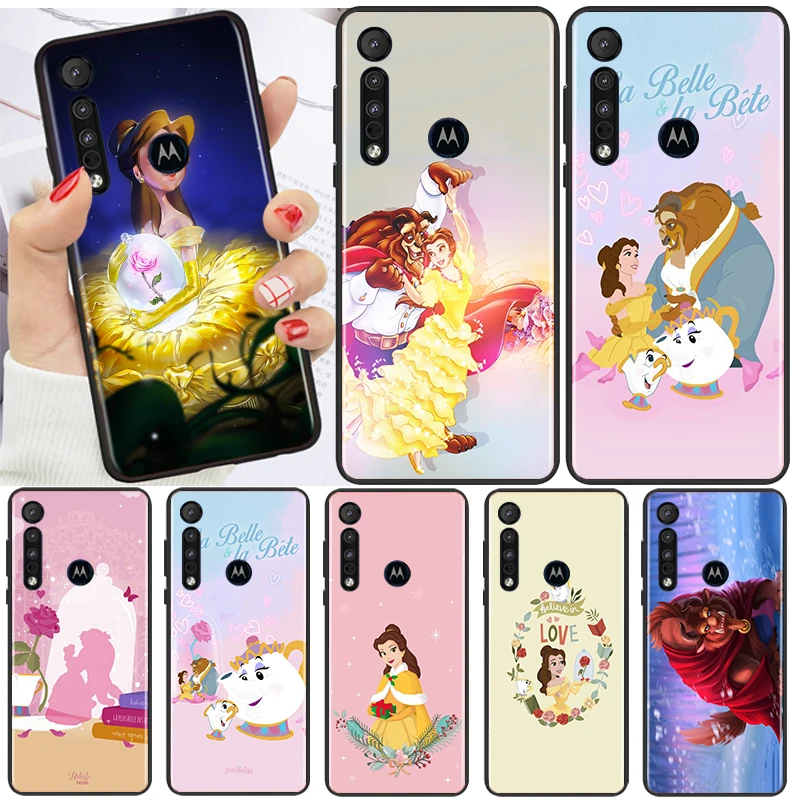 

Beauty And The beast Love For Motorola G8 G9 G Edge E7 E20 G60S G50 X30 S30 G71 G51 G22 30 G41 G31 S Power Black Phone Case