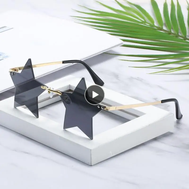 

Five-point Star Sunglasses Children Trend Funny Seaside Beach Frameless Sun Glasses Personality Punk Party Palstic Sunglasses