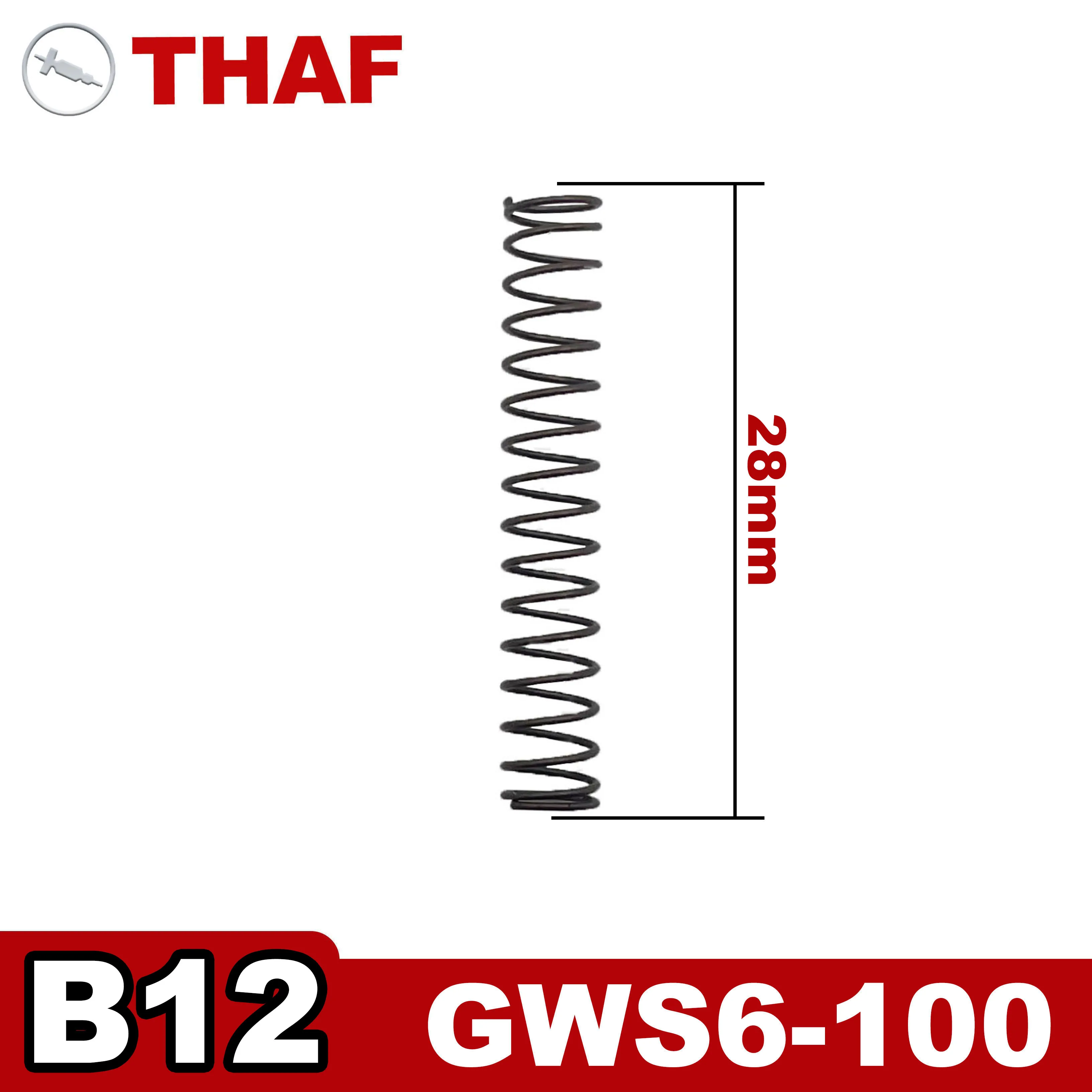 Фото П ружина сжатия замена запчасть для BOSCH УГЛОВАЯ ШЛИФМАШИНА GWS6-100 B12 №2