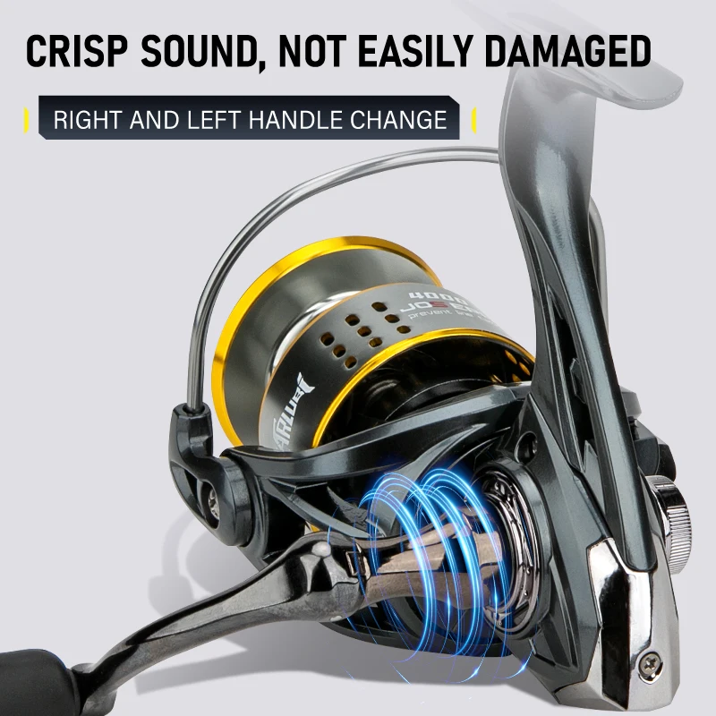 Катушка спиннинга алюминиевая для рыбалки 8 кг 5 2: 1