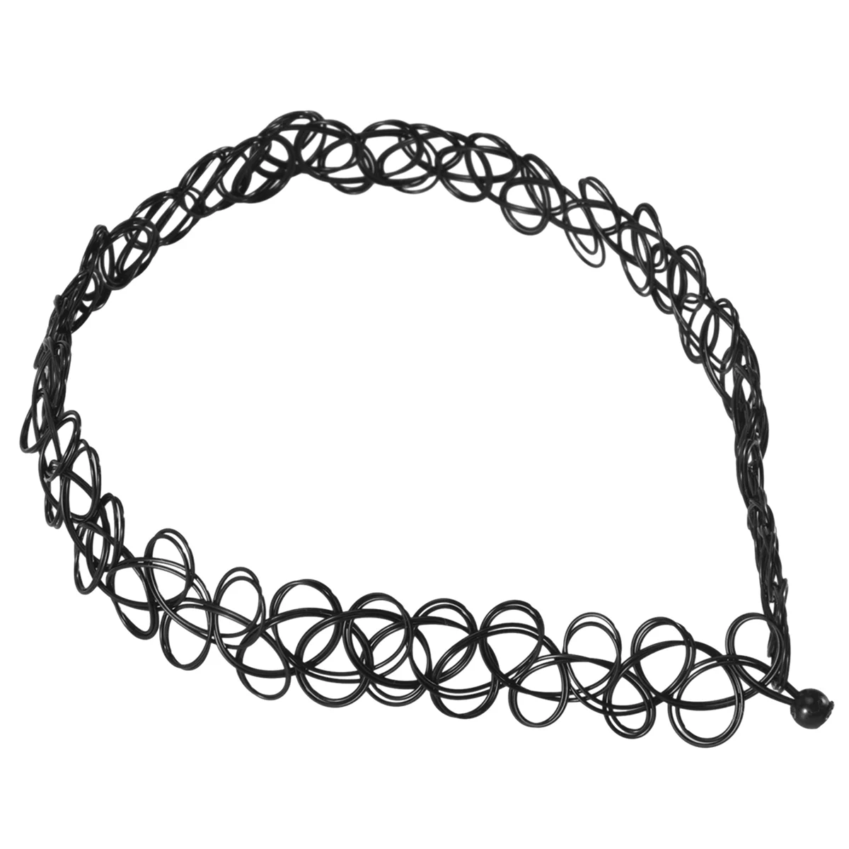 Винтажный черный эластичный браслет с татуировкой на щиколотке ретро-хна