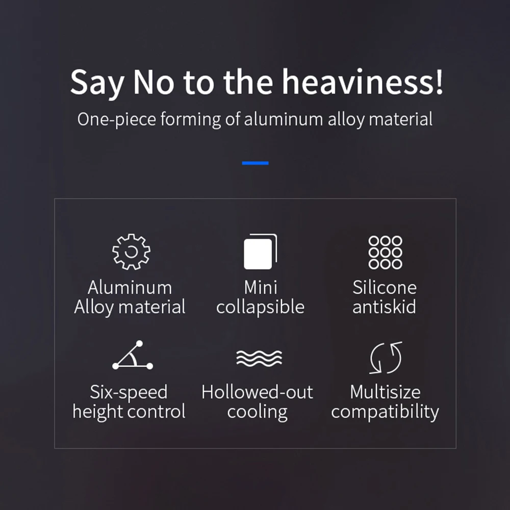 Подъемник для ноутбука из серебристого алюминиевого сплава N3 Atand складной