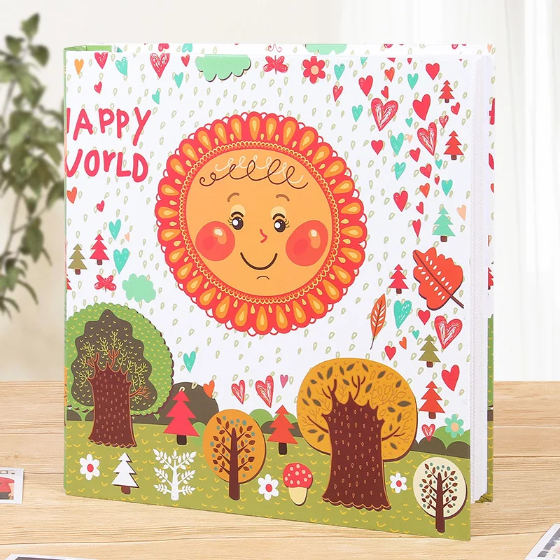 Альбом для детей "Baby Memory Book Cartoon Picture Collect Kids Photo on" с интерлиньяжем, на 600 фотографий, 6 дюймовый.