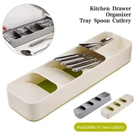 cutlery storage tray spice holder tableware organizer spoon fork storage box plastic container plateau knife block holder