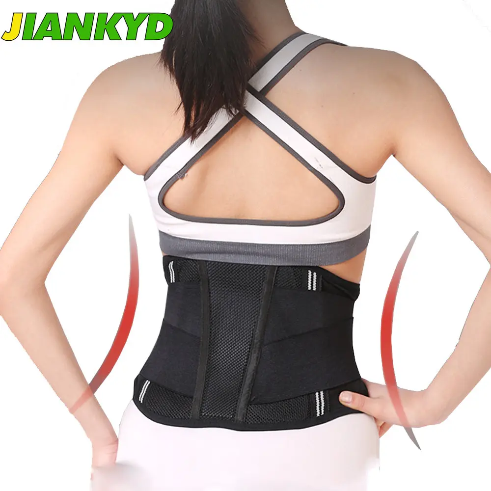 

Back Brace for Men Women, Breathable Waist Lumbar Lower Back Support Belt for Sciatica,Herniated Disc,Scoliosis Back Pain Relief
